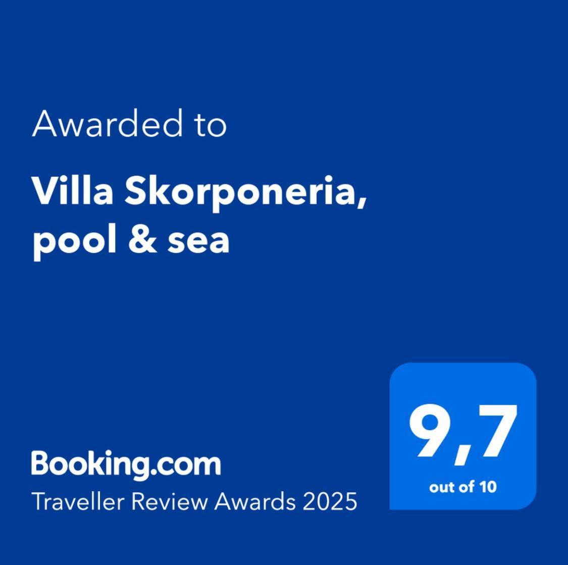 Villa Skorponeria, Pool & Sea Skroponeria Екстер'єр фото
